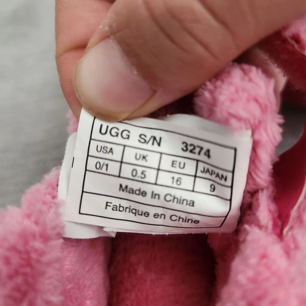 Newborn Bixie Ugg Boots Pink Size 0/1